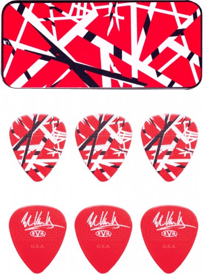 DUNLOP Jim EVHPT02 Collector Evh Frankenstein 0,60 Mm 6 Pack M&eacute;diators
