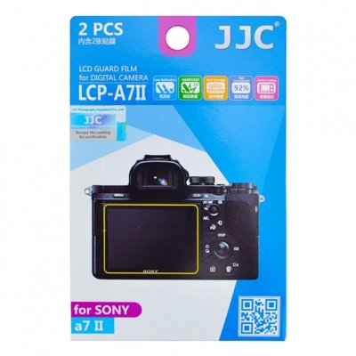 JJC  LCP-A7II 2 Kits Film de Protection d'&eacute;cran LCD pour Sony A7II