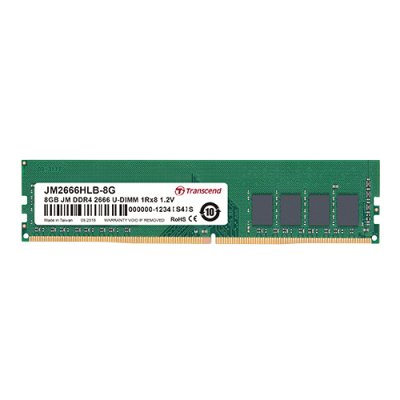 TRANSCEND Jm2666hlb-16g 16 go u-dimm ddr4 2666mhz 1.2v cl19 noir