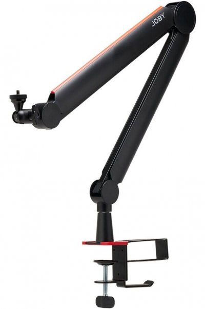 JOBY  Bras de Micro avec Porte-Boisson et Porte-Casque Wavo Boom Arm