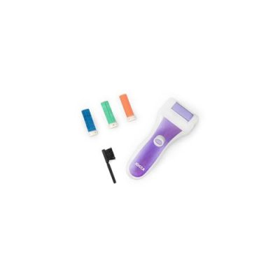 JOCCA  6286 R&acirc;pe &eacute;lectrique rotative pour les pieds Â– Blanc et Violet