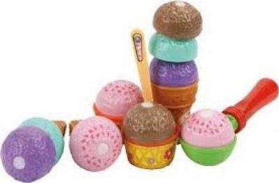 JOHNTOY  Home and Kitchen playset sundae 11 pcs