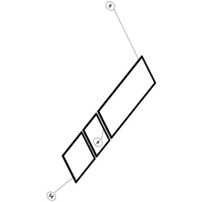 HAIER Joint de porte congelateur 0060829121a  49046015