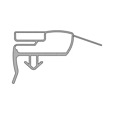 ELECTROLUX Joint De Porte Magn&eacute;tique Pour R&eacute;frig&eacute;rateur 2426448383 Faure Arthur Martin