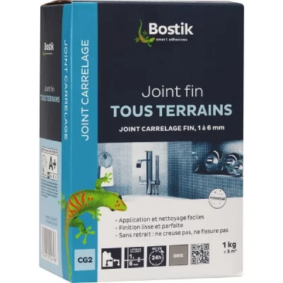 BOSTIK Joint fin tous terrains  Gris - 30604102