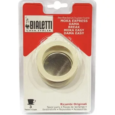 BIALETTI Joint pour cafeti&egrave;re Moka + filtre - 12 tasses