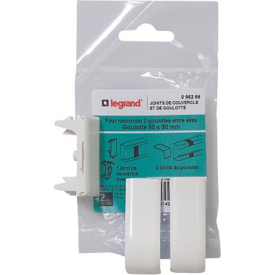 LEGRAND Joints de couvercle/goulotte pour goulotte Mosaic 80 x 50 mm 
