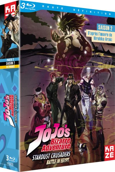 JoJo's Bizarre Adventure Saison 2 : Stardust Crusaders Partie 2 sur 2 Blu-ray 