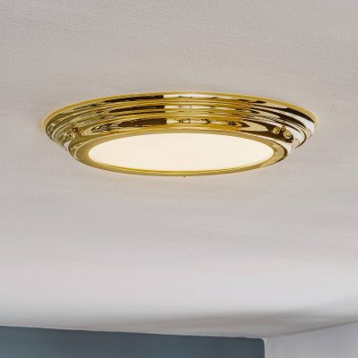 ELSTEAD Joli plafonnier LED Welland, laiton poli