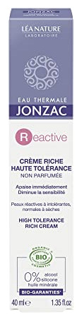 EAU THERMALE JONZAC Jonzac R&eacute;active Cr&egrave;me Riche Haute Tol&eacute;rance 40ml