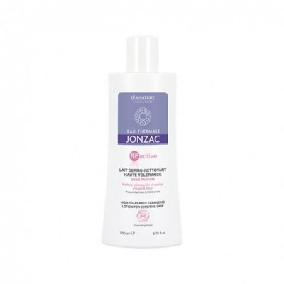 EAU THERMALE JONZAC Jonzac R&eacute;active Lait DermoNettoyant Visage & Yeux 200ml