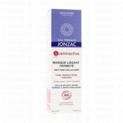 JONZAC  Sublimactive Masque lissant fermet&eacute;anti-&acirc;ge bio 50ml