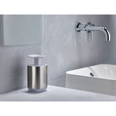 JOSEPH JOSEPH  - Distributeur de Presto Steel savon, blanc