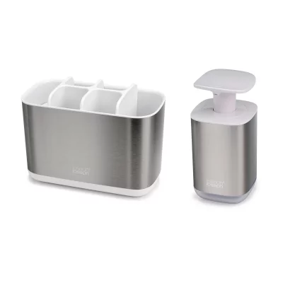 JOSEPH JOSEPH  Ensemble de lavabo de salle de bain 2 pi&egrave;ces
