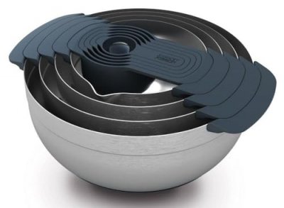 JOSEPH JOSEPH  - Set 9 Bols Doseurs Nest 100 Inox H15 X &Oslash;32,5 Cm - Gris