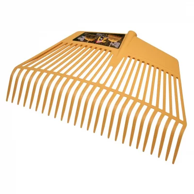 JOST  REGA26-600PP R&acirc;teau/fourche 2en1 en plastique, Jaune