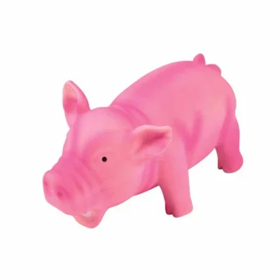 PARIS PRIX Jouet Cochon Latex Pour Chien 15 Cm Grogne