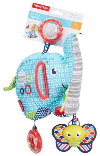 FISHER PRICE Jouet d'&eacute;veil  Mon &eacute;l&eacute;phant d'activit&eacute;