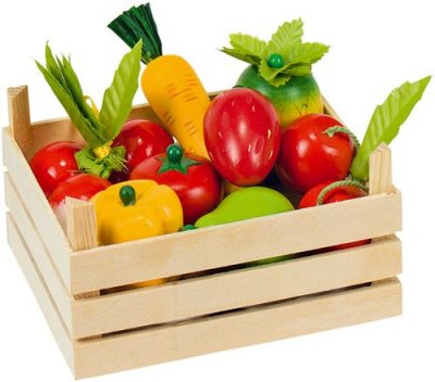 GOKI Jouet d'imitation : caisse de fruits et l&eacute;gumes