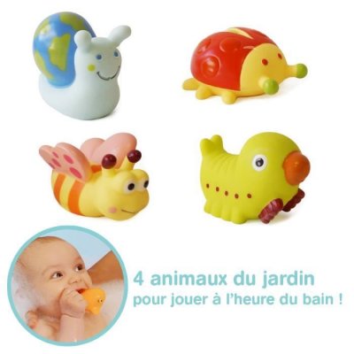 LUDI Jouet de bain nature aspergeurs - mousse