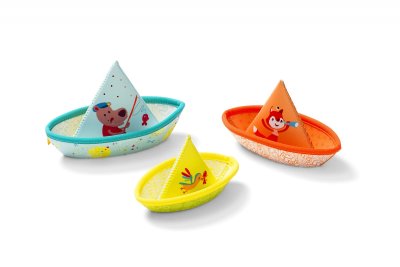 LILLIPUTIENS Jouet de bain Petits bateaux flottants - 