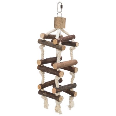 TRIXIE Jouet en bois Gantry  L34 cm pour oiseaux - Jouet pour oiseau