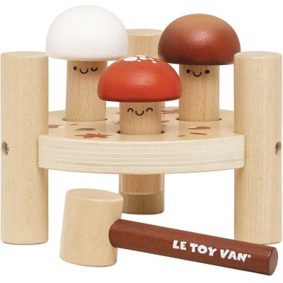 LE TOY VAN Jouet En Bois - Jeu De Marteau "Messieurs Champignons