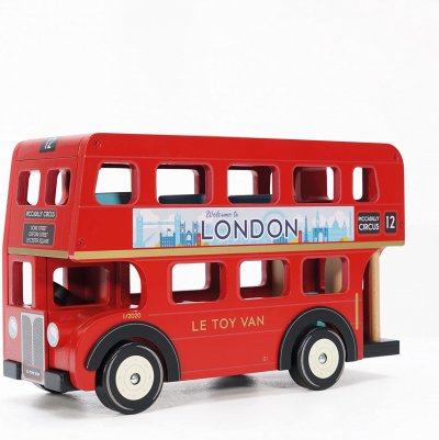 LE TOY VAN Jouet en bois  Bus de Londres et Conducteur