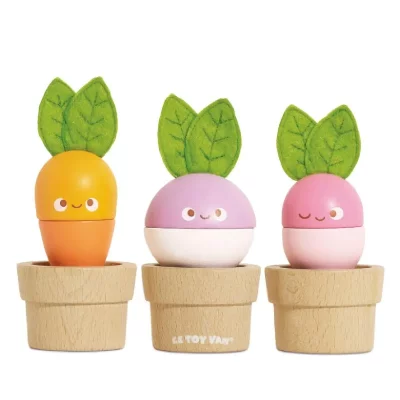 LE TOY VAN Jouet en bois  L&eacute;gumes empilables