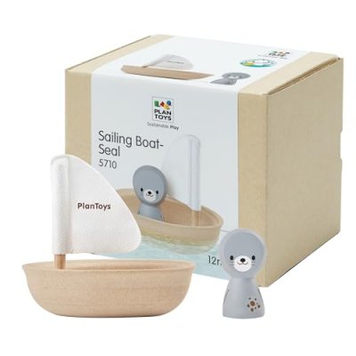 PLAN TOYS Jouet en bois  Bateau Phoque 