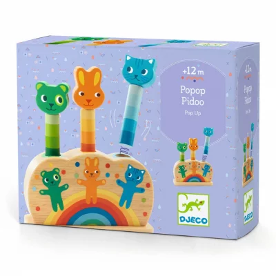 DJECO Jouet &eacute;veil +18m pipop pidoo 