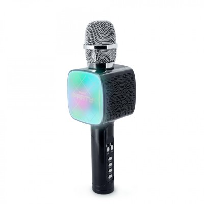BIGBEN Jouet musical  Microphone Karaoke avec Effets Lumineux Noir