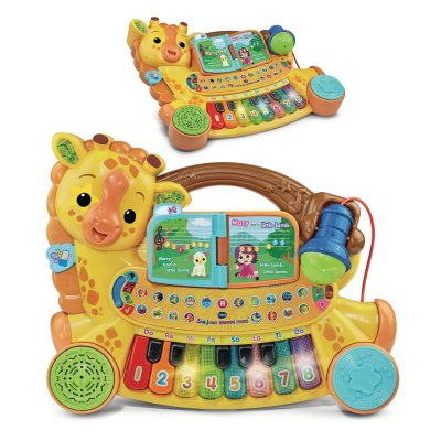 VTECH BABY Jouet musical d'&eacute;veil  Jungle Rock Mon piano girafe