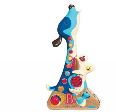 AU SYCOMORE Jouet Musical Guitare Woofer bleu