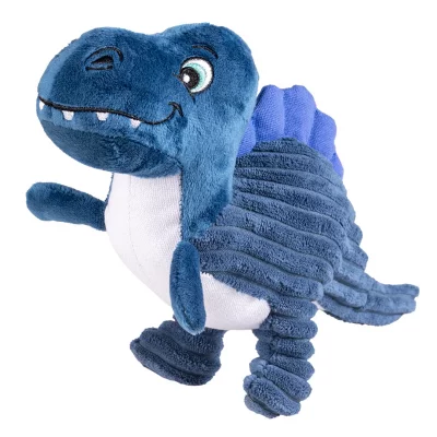 DUVOPLUS Jouet peluche pour chien dino brontosaurus corduroy 