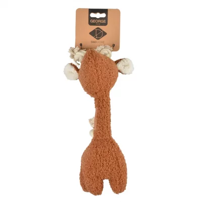 D&D HOME Jouet peluche pour chien george en teddy 