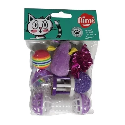 MARKET24 Jouet Pour Chat Assortiment Aime - Le Sachet
