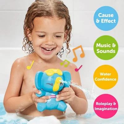 TOMY Jouet pour le bain  Mon &eacute;l&eacute;phant farceur