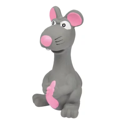 LOVE STORY Jouet Souris Pour Chien En Latex Grise 14.5 X 8cm