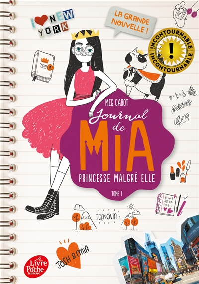 Journal de Mia, princesse malgr&eacute; elle - Tome 1: La grande nouvelle !