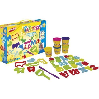 JOUSTRA  - patatoon - p&acirc;te a modeler lettres & animaux