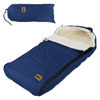 JOYZ  Chanceli&egrave;re pour B&eacute;b&eacute;, Polyester, Bleu, Sac de Couchage Universelle, Fermeture