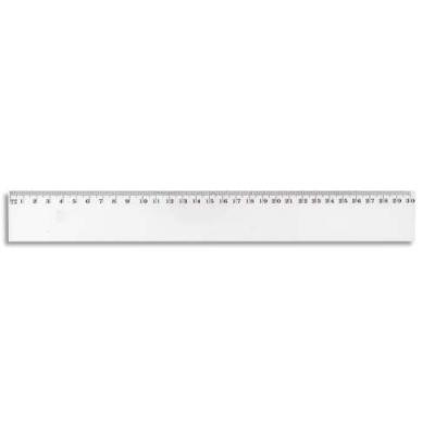 JPC CREATIONS Jpc cr&eacute;ations 950345 r&egrave;gle plate 30 cm transparent