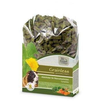 JR FARM  Nourriture pour cochon d'Inde - 6 x 1,35 kg - Grainless