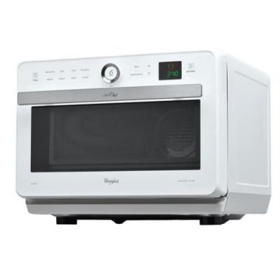 WHIRLPOOL JT469WH Microondes Jet Chef 33 L 6eme SENS Combi Crisp Vapeur Cavit&eacute; Plat