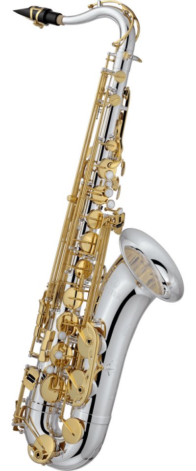 JUPITER JTS 1100SGQ Saxophone T&eacute;nor, corps argent&eacute;, cl&eacute;s vernies, Sona Pure