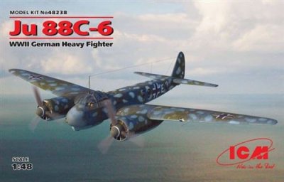 ICM Ju 88c-6, Wwii German Heavy Fighter - 1:48e - 