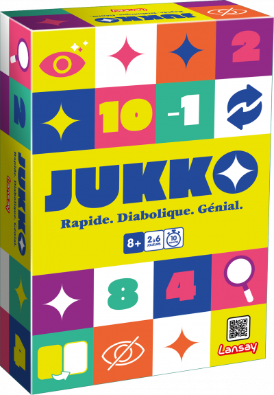 LANSAY JUKKO Jeu de cartes rapide 2-6 joueurs jaune