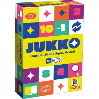 LANSAY JUKKO Jeu de cartes rapide 2-6 joueurs jaune
