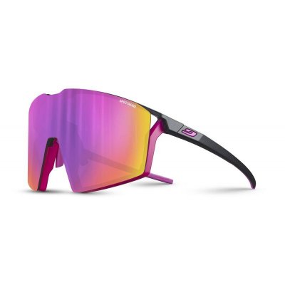 Julbo Edge Lunettes de Soleil, Noir/Rose, Taille Unique Mixte